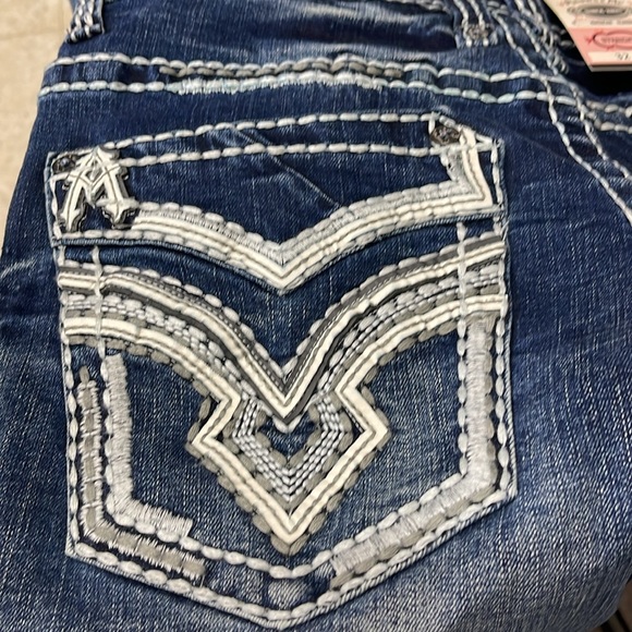 Men’s Western Answer Me Jeans Size 32/32 Straight Fit Denim New With Tags - Picture 5 of 7